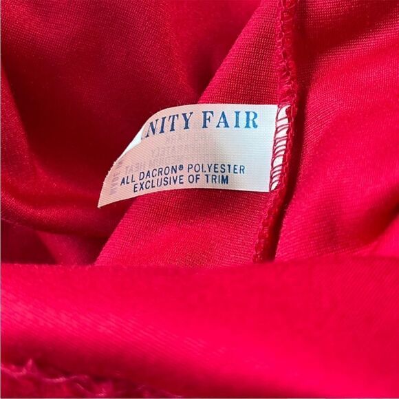 Vintage Vanity Fair Velour Maxi Ruby Dressing Gown Niightgown - Picture 5 of 11